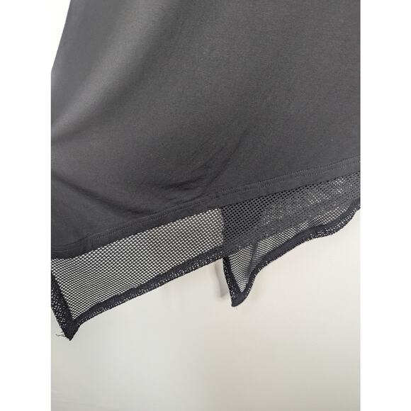 Killstar Black Manticore Asymmetrical Long Sleeve Mesh Tunic Top - Picture 10 of 11